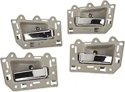Interior Door Handles, 4PCS Front Rear Driver & Passenger Side Inner Door Handle Set for Grand Cherokee 2005 to 2011, Interior Pull Door Handle Replaces 82139, 82134, 5HR421J3AK
