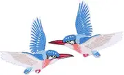 STOBOK Bird Applique Patches 2pcs DIY Repair Decor for Your Clothing