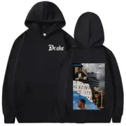 Rapper Drake Music Album Graphic Hip Hop Hoodie Sweatshirts Pullover Top Adults▪