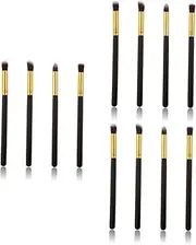 [Beatifufu] 12 Pcs Eye Make-up Brush Kit Concealer Brushes Cosmetics Brush Tool Eyeliner Glitter Eyeshadow Cream Brushes Creme Eyeshadows Makeup Pencil Creamy Eyeshadow Eye Shadow Brush Black