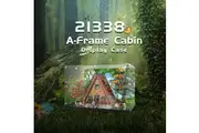 Lego 21338 A-Frame Cabin Display Case