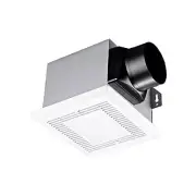 Bathroom fan with light 80 CFM, 2.0Sone No Attic access Needed