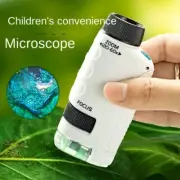 60-120x Magnifying Glass Mini Children Microscope Outdoor Observation Tool Toy