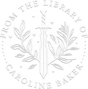 Personalised Book Embosser, Fantasy Sword Library Book Embossing Stamp, Made in Australia, 4 x 4 cm