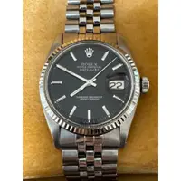 在飛比找蝦皮購物優惠-ROLEX 勞力士 手錶 1601 Datejust 黑色 