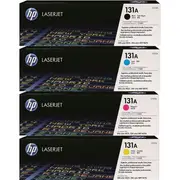 HP 131A Toner Ink Cartridge Black/Cyan/Magenta/Yellow Set LaserJet Genuine