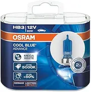 OSRAM 9005 HB3 12V 60W 5000K 9005CBA Cool Blue Advance Car Bulbs Halogen Head Light 2X