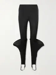 [LOEWE] LOEWE - Crepe Stirrup Leggings - Black - FR 42 FR 42 Black