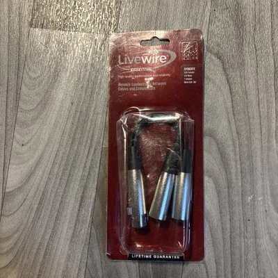Livewire XLR MICROPHONE CONNECTOR - SY06XFX - XLR Female XLR Male Y Adapter