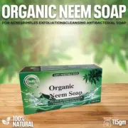 Organic Neem: Acne Soap Clear Skin, Acne-Relief, Exfoliating