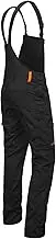 strongAnt Latzhose Herren Stretch Arbeitshose Arbeitslatzhose mit Kniepolstertaschen Schwarz Grau Weiß