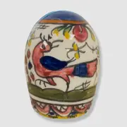 $38 Neiman Marcus White Handcrafted Earthenware Pavoes Salt & Pepper Shakers Set