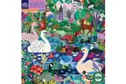 eeBoo: Ducks in the Clearing - Square Puzzle (1000pc Jigsaw)
