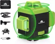 Laser Level, Green Light, 360° 4D 16 Lines, DIY Indoor Home Improvement Project