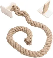 Cat Climbing Rope Ceiling - Kitten Shelves for Scratching - Wall Mounted Jumping Stairs for Pets, Kitten Scratching Resting Shelves