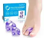 4 Pairs Silicone Gel Toe Separator Orthotics Bunion Toes Spacer Pain Reliever