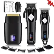 Hair Clippers Set & Electric Shavers for Men,Cordless Beard Trimmer Hair Trim...