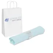 250 pcs 17"x17" inch Polyester Cloth Napkin - Light Blue - w/ Rings Wedding zi