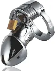 Metal Chastity Cage Device Penis Cage Adjustable Lockable Ring Slave BDSM Adult Sex Toy