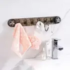 Towel Rack Wall Mounted Hooks Strong Robe Coat Hangers New Bathroom Hook