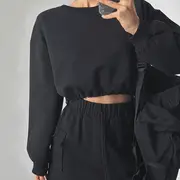 Two Way Crop Sweatshirt