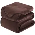 HOZY Soft Blanket Queen Size Fleece Warm Fuzzy Throw Blankets for the Bed Sof...