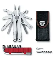 Victorinox Swiss Tool Spirit X (plus Bit Wrench Kit and Nylon Pouch) Swiss Army Knife - Silver