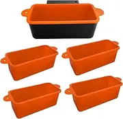 4 Pack Blackstone Silicone Grease Cup Liners for 36 28 22 17 Inch Griddle, Reusable Grease Catcher Liner Grill Grease Tray Blackstone Accessories, Replacement of Aluminum Foil Drip Pans