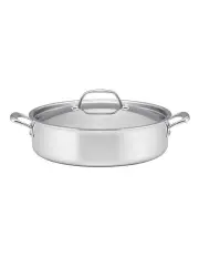 [Essteele] Eternit Clad Stainless Steel Induction Covered Sauteuse 30cm/5.6L