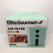 1 Qt Air Fryers by Elite Gourmet, Blue and Red - BRAND NEW