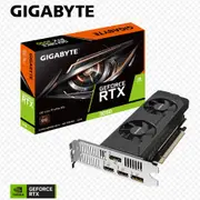 GigabyteGeForce RTX 3050 OC Low Profile 6G, 1477 MHz, CUDA 2304, 14000 MHZ, GDDR6, 96 bit, PCI-E 4.0, PSU 300W, DP1.4a*2 HDMI 2.1*2 GV-N3050OC-6GL