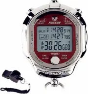 Stopwatch Timer, Digital Stop Watch with 0.001second Timing, Metal 100 Laps M...