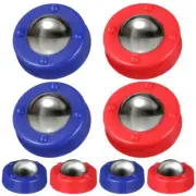 16 Pcs Shrimpboard Mini Table Curling Game Tabletop Rolling Ball Child
