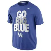NWT-NIKE SHIRT- GO BIG BLUE * KENTUCKY* WILDCATS NCAA MEN'S (M)