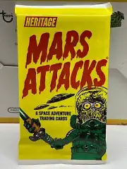 2012 Mars Attacks Topps Heritage Attack From Space Sealed Card Pack