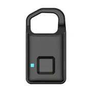 P4 Portable Smart Fingerprint Keyless Phone APP Padlock Door Lock - Black