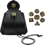 Dice Bag, Artificial Leather Drawstring Organizer, Multi-Functional Jewelry Container, Compact Board Game Prop Storage, Portable Card Holder for Girls Teens Students