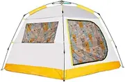 3-4 Person Camping Tents - 6 Colors - Family Tent, 1.4 m Peak Height