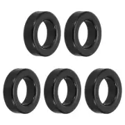5Pcs Toroid Core, 23x36x13mm Iron Ferrite Chokes Ring Toroidal Transform, Black