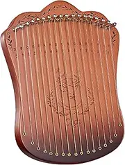 Hosioe 17 String Lyre Harp Portable Solid Beech Wood Harp String Musical Instrument with Tuning Wrench Picks for Beginners Kids Adults