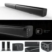 40W Home Theater Subwoofer Wireless TV Sound Bar 3D Stereo Bluetooth Soundbar