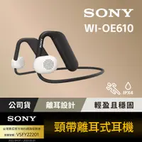 在飛比找PChome24h購物優惠-SONY WI-OE610 Float Run頸帶離耳式耳機