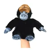 NEW PLUSH SOFT TOY Korimco KEEL Silverback Gorilla Full Body Hand Puppet - 32cm