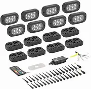 Metra Brands RGB Wide Angle Rock Light Kit - 8 Pack