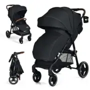 5-Point Harness Lightweight Infant Stroller with Foot Cover and Adjustable Backr