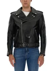 [Alexander McQueen] Alexander McQueen-Combo Biker Jacket-Uomo 52