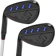 Yamato Left Handed Golf Wedges 52 56 60 72 Degree Left Hand Wedge Set Forged Golf Gap Wedge Sand Wedge Lob Wedge Milled Face for High Spin