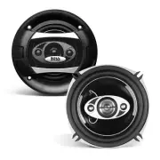 BOSS Audio Systems P55.4C 5.25” 300 W Car Speakers - Coaxial, 4 Way, Full Range