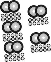 Mobestech 60pcs Professional Pinch Roller for Audio Recorder Replacement Pinch Roller for Cassette Tape Players Enhanced Power Transmission Convenient Radio Repair Tool