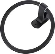 LIFKICH Matte Wall Mounted Towel Ring Space Towel Storage Hanger for Bathroom Kitchen Guest Stylish Design Rustproof Easy to Install Towel Holder